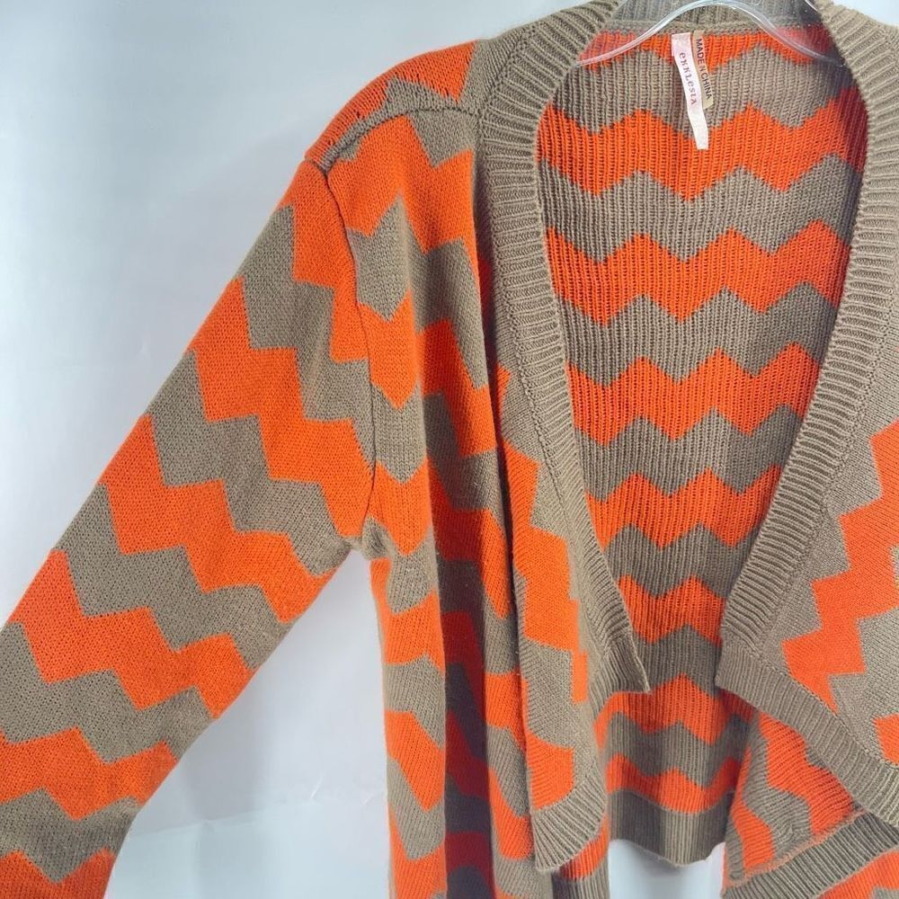 Ekklesia Women's Open-front Ribbed Knit Cardigan Free Size Small medium - Picture 6 of 12
